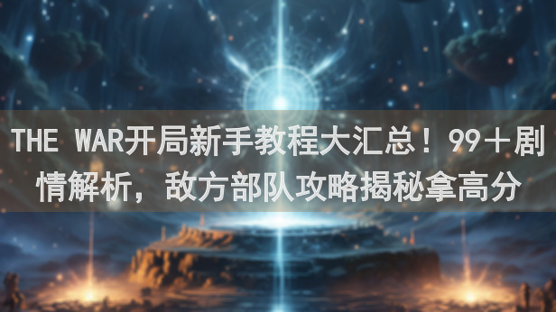 THE WAR开局新手教程大汇总！99＋剧情解析，敌方部队攻略揭秘拿高分